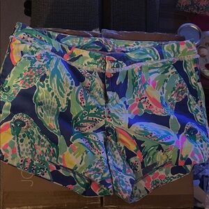 EUC Lilly Pulitzer Multicolor Tropical Print Women's Shorts